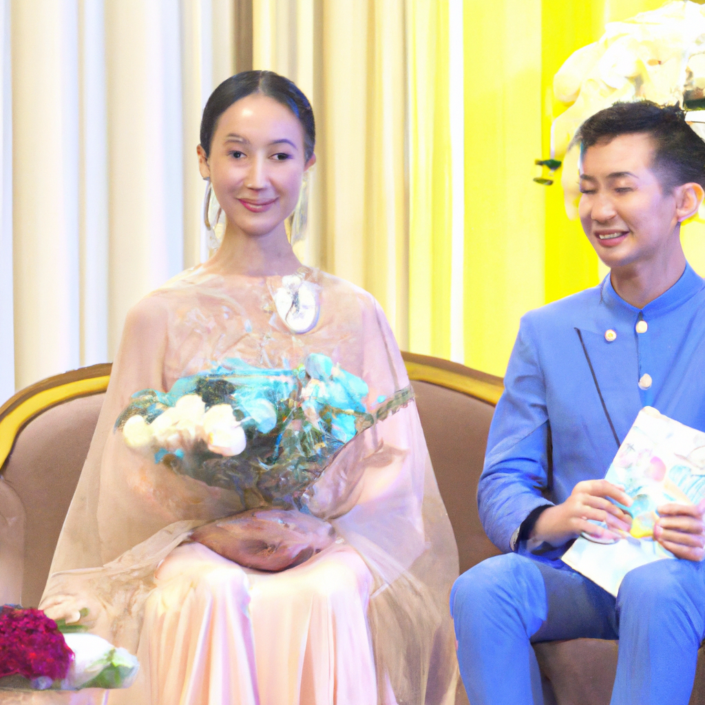 Liang Noyan announced that she will give birth to two babies in three years and Hong Yongchengs 40th birthday will be so happy - Mingzhou Entertainment