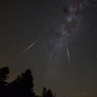 Perseid meteor shower lights up skies